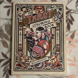 Tarot Coloring Book with Vintage Design